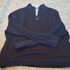 Men's Navy Blue Zip-Up Sweater